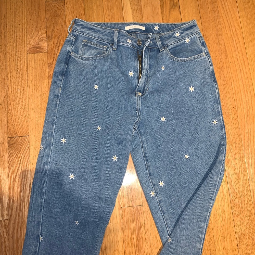 COPY - Pacsun flower mom jeans